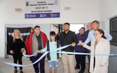 Mario Ishii inauguró la quinta escuela técnica de José C. Paz: un modelo regional con sello propio