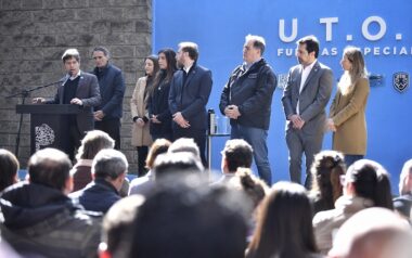 Kicillof inauguró una base de la UTOI en Lomas de Zamora