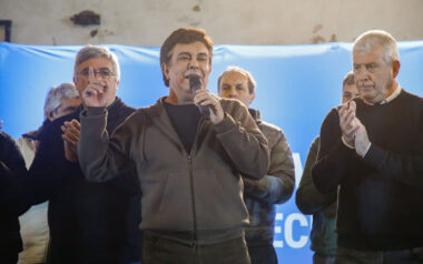 Fernando Espinoza: “Hoy está renaciendo el peronismo de la victoria”.