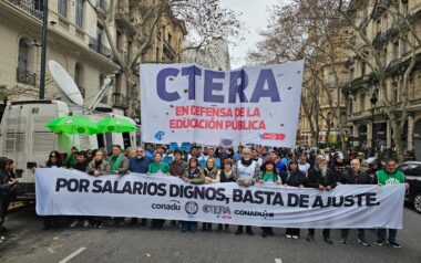 La CTA Autónoma acompañó la jornada nacional de lucha en defensa de las políticas públicas