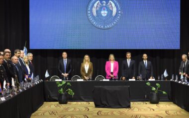Karina Milei, Diego Santilli y Alejandra Monteoliva encabezaron una jornada de coordinación frente al fenómeno El Niño