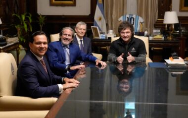 Milei recibió al empresario y filántropo Tim Reynolds