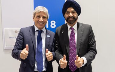 Luis Caputo participa en las Reuniones Anuales del FMI y el Banco Mundial